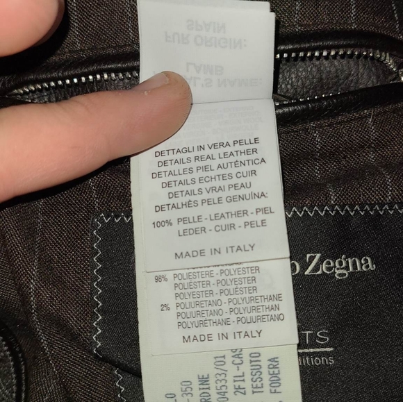 2008 Autumn/winter Ermenegildo Zegna elements Jacket 54xl - Picture 6 of 7